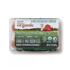 Organic Cage-Free Grade A Large Brown Eggs